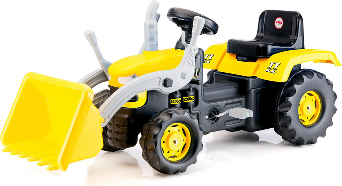 B-Ware Dolu Baggerfahrzeug Kinderfahrzeug Bagger Lernspielzeug Mit Pedalen Für Kinder