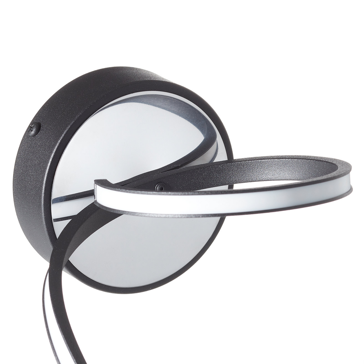 B-lager Domiluce LED veggljós Lungo LED veggljós svart fjarstýring