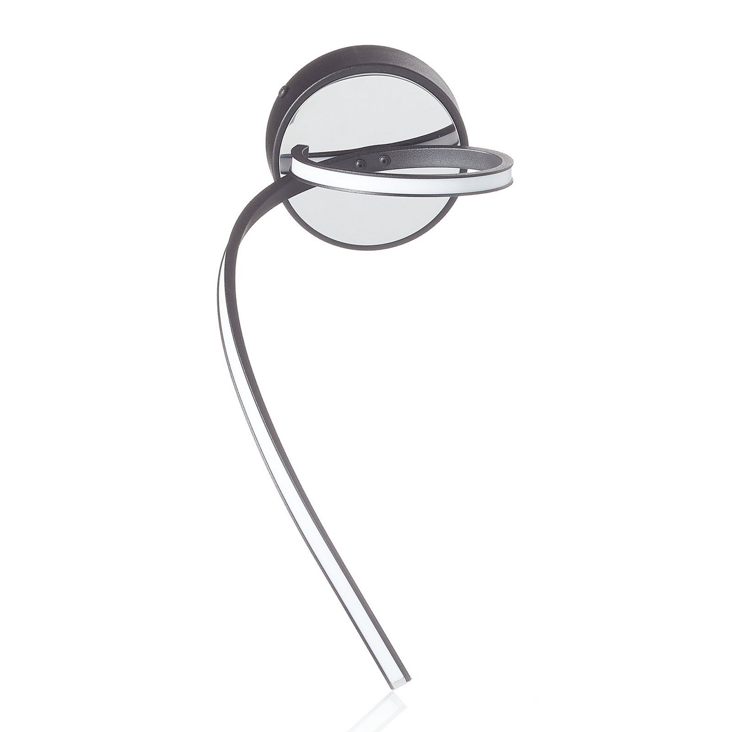 B-lager Domiluce LED veggljós Lungo LED veggljós svart fjarstýring