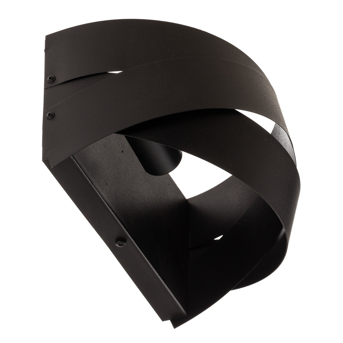 B-flokks Domiluce Tornado vegglampi, veggljós, veggljós, svart LED málmlampi, kastljós