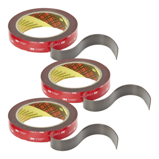 Tvöfalt límband af gerð B, 3M Vhb, öflugt límkerfi, 3 stykki