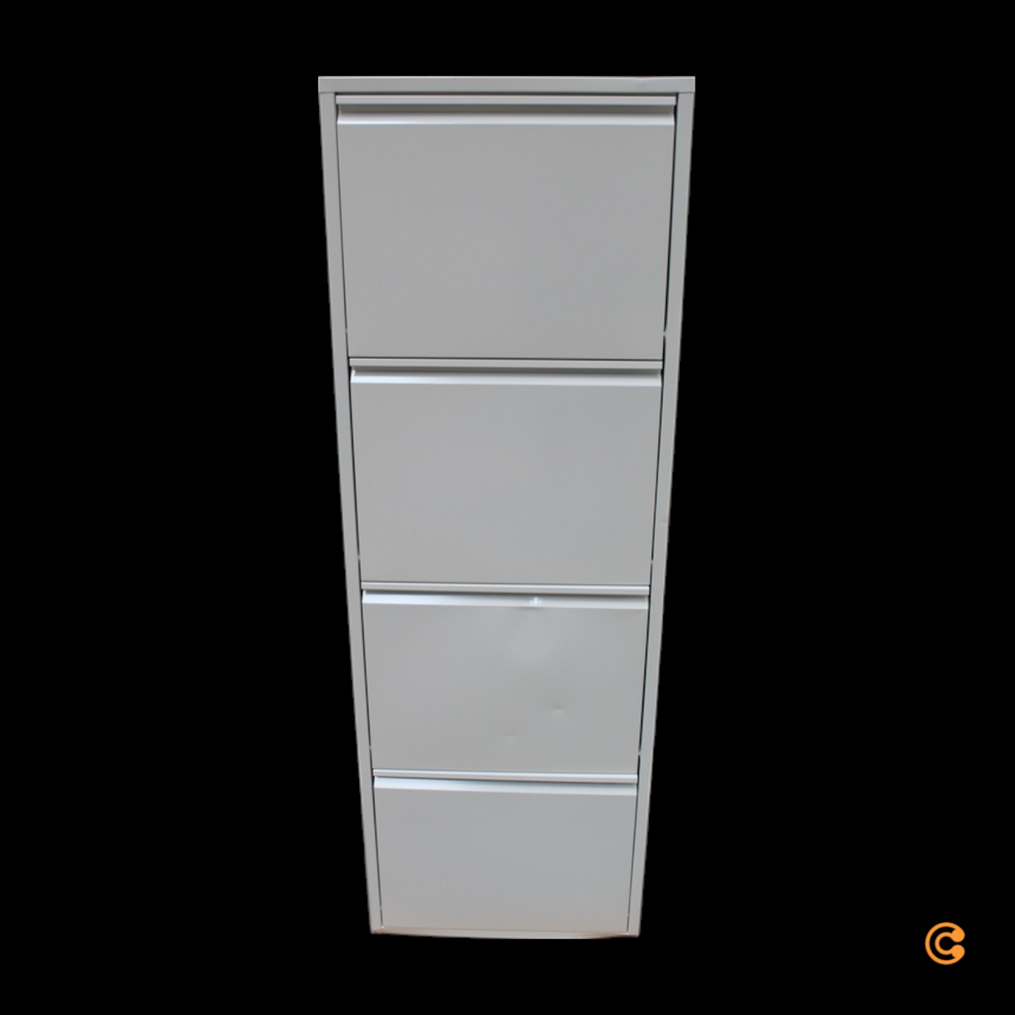 Jan Kurtz Double Berry skóskápur með fjórum skóm, skóhillur og skápur í B-flokki. Sjá texta/myndir.