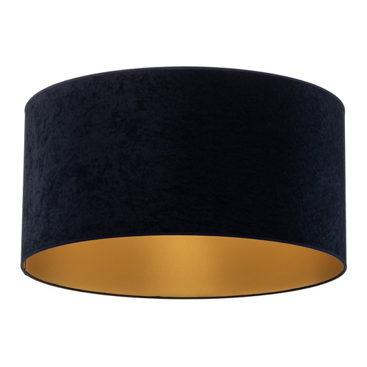 B-flokks Duolla Golden Roller loftlampi með hengiljósi, dökkbláum gulllit, E27 ljósi