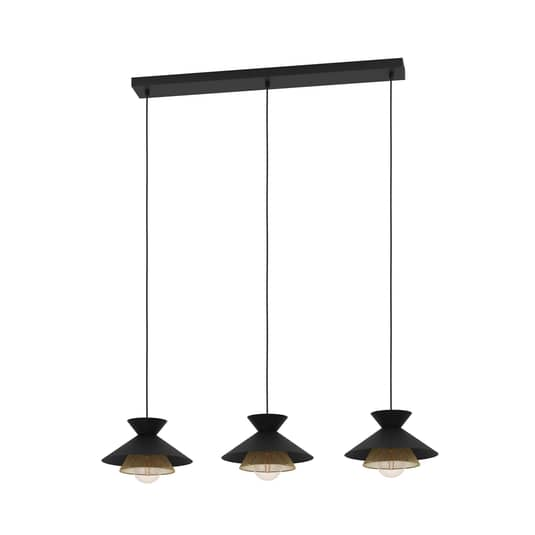 Eglo hengiljós Grizedale hengiljós, hengiljós, lampi, ljós, 3 fl. Schw825 