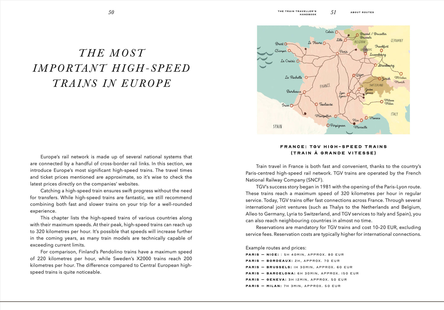 Handbók fyrir lestarfarþega – Leiðarvísir um evrópska járnbrautarkerfið