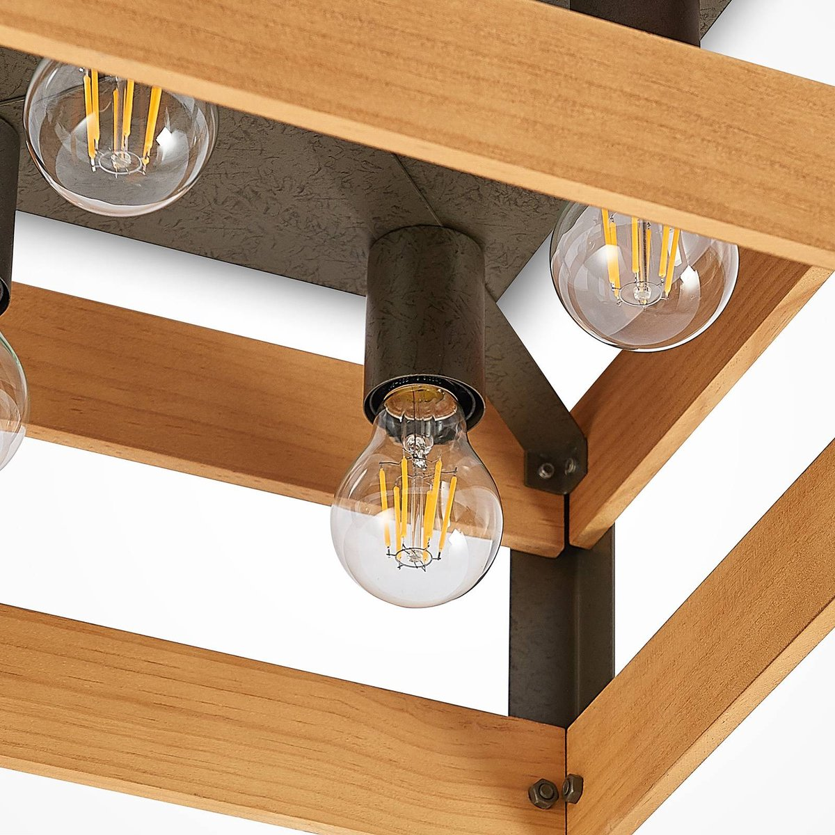 Lindby Gudula loftlampi í B-flokki, loftljós, lampi, ljósabúnaður, loftljós