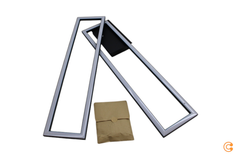 B-lager Just Light. LED loftljós Iven Dim Black 101,6 x 19,8 cm Loftlampi LA668