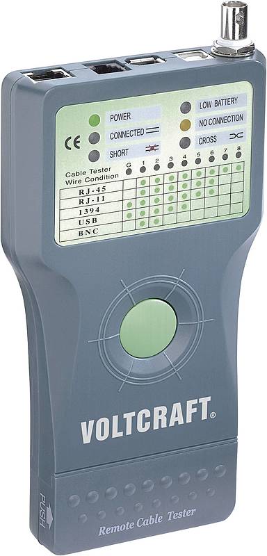 B-Ware Voltcraft Kabeltester Ct 5 Kabelprüfer Signalprüfer Kabelprüfgerät Signalmesser