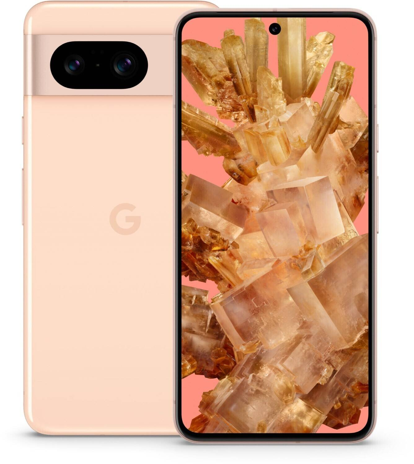 Google Pixel 8 Rose snjallsími af gerðinni 6,2" með 256 GB Android síma.