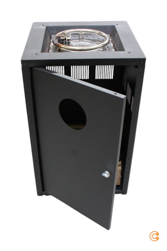 B-flokks Blumfeldt gashitari, ofn, gasgeislaofn, geislaofn. Sjá texta/mynd.