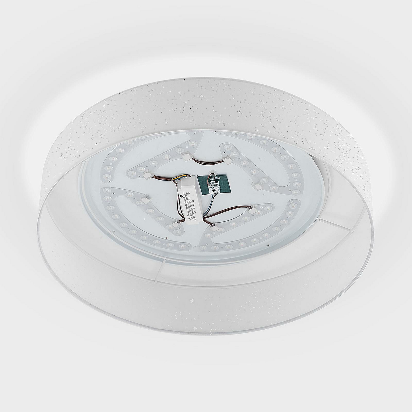 B-grade Lindby Ellamina LED ceiling lamp, living room lamp, ø 60 cm, white 