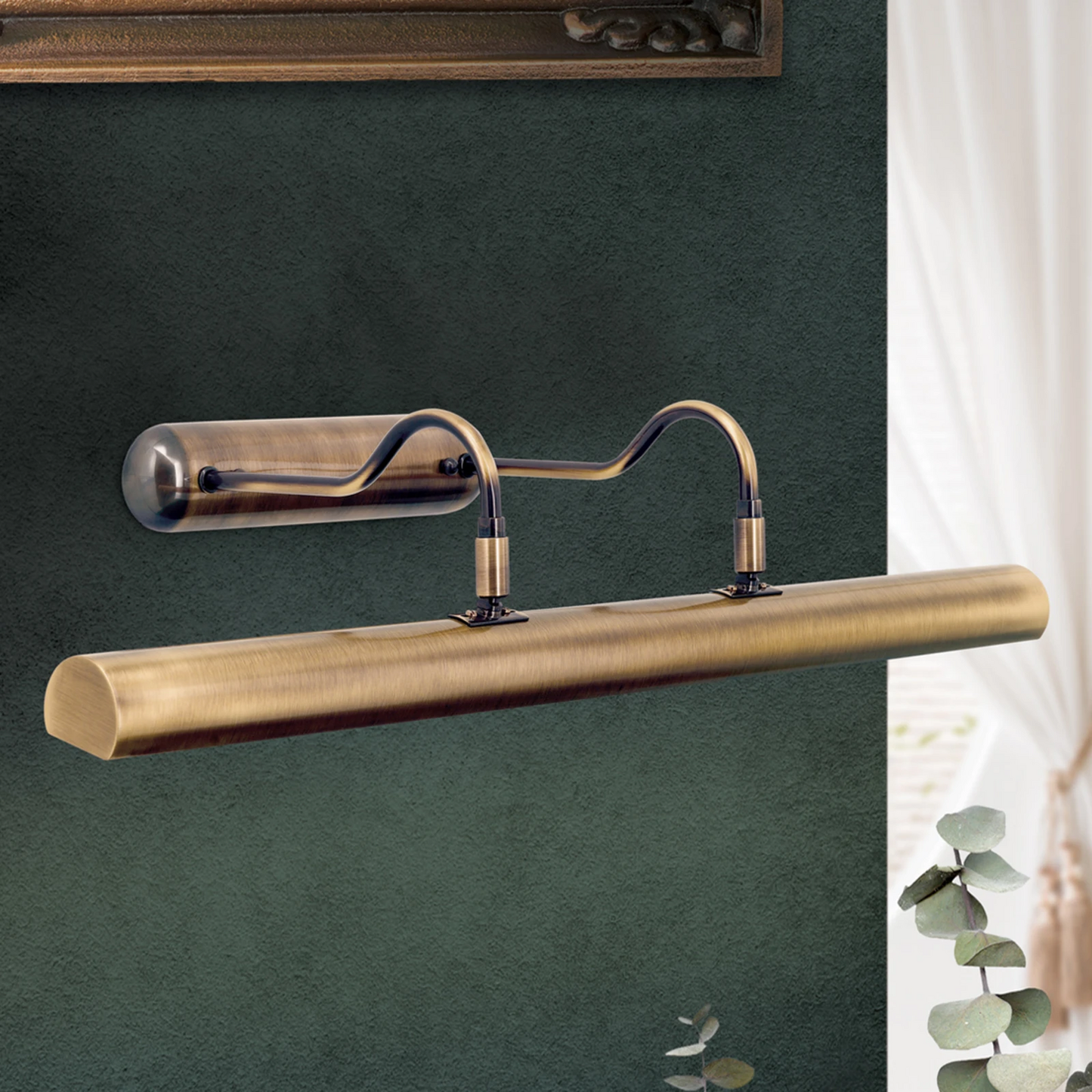 B-grade adjustable picture lamp Lariga antique brass 70 cm ceiling lamp light spotlight