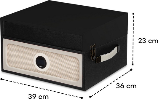 B-lager Auna Sarah Ann DAB plötuspilari 33/45/78 snúninga DAB+/FM útvarp GALLUR