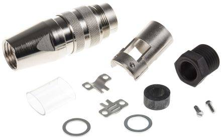 B-flokks Amphenol DIN tengi, karlkyns, C091 31 H107 1002 sería C 091, bein, 100 V hljóðtengi