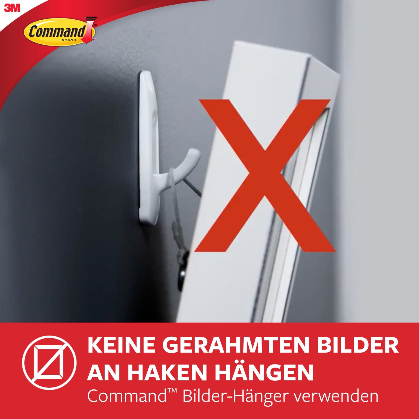 Mittelgroße Command™ Mehrzweckhaken M im Vorteilspack, 17001-2 | Packung (1 Stück)