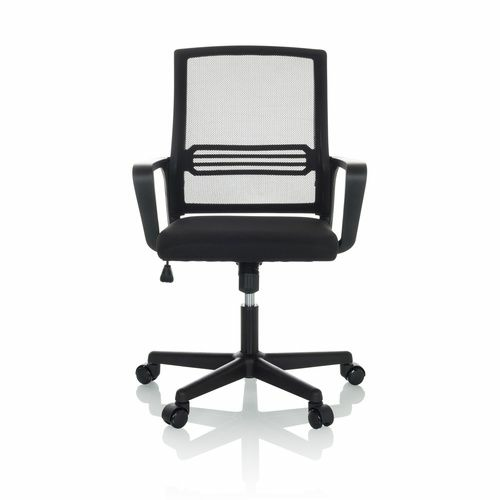 Snúningsstóll Hjh skrifstofu í B-flokki, Star Tec Yu I, svartur, úr möskvaefni