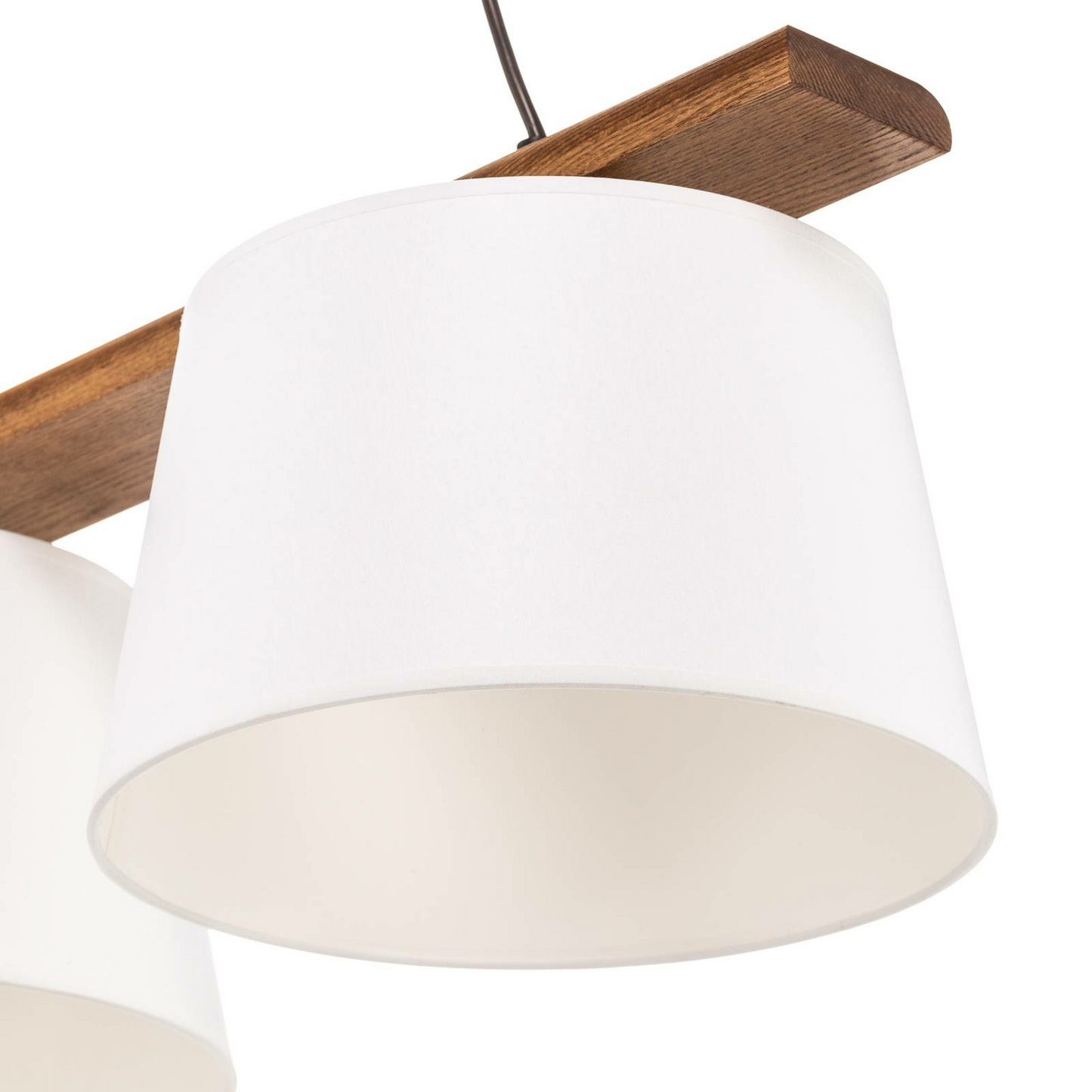 Euluna hengiljós Sweden hengiljós með þremur perum E27 valhnetu-eik 