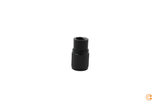 B-flokks Cliff 1 stk. Kmk10 E snúningshnappur svartur 10,7 mm x 19 mm varahlutur 35 stykki