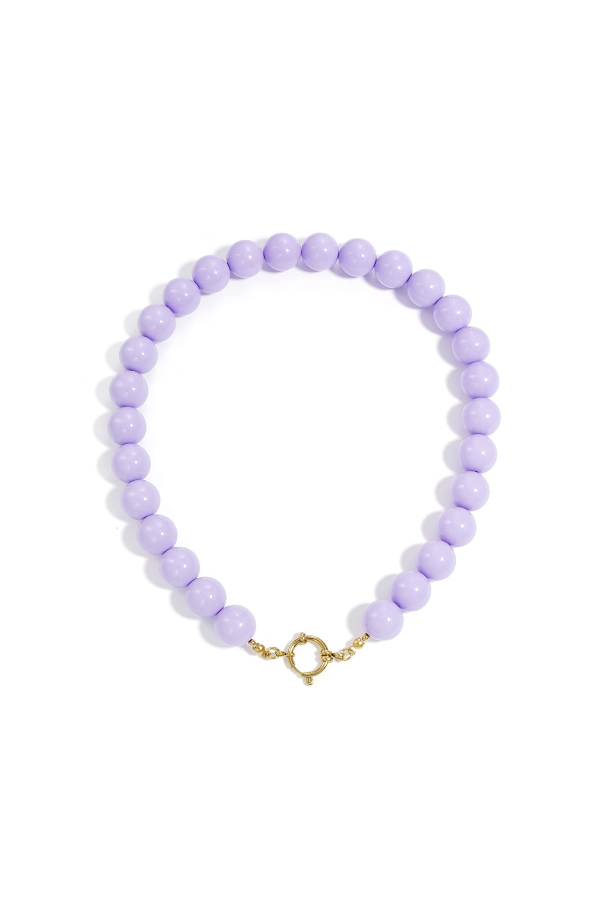 Halsketten mit Harzperlen, Perlen, lässig, täglich, einfache Serie, Damenschmuck, 15 mm