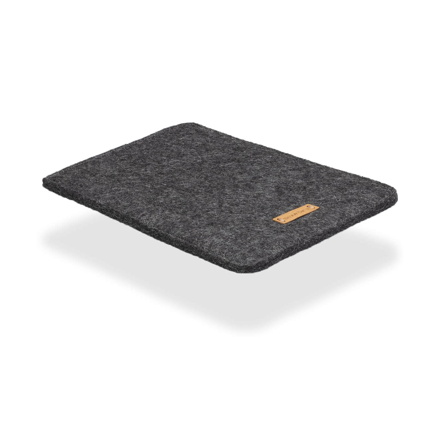Hülle für Kindle Paperwhite Kids 12. Gen  | aus Filz und Bio-Baumwolle | anthrazit - stripes | Modell "LET"