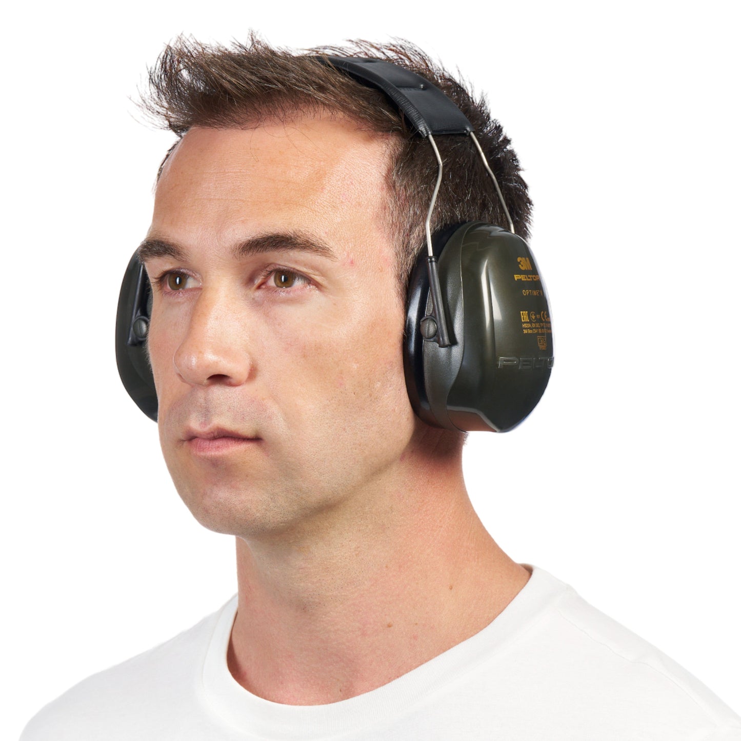 3M™ PELTOR™ Optime™ II Kapselgehörschutz H520A, SNR-Wert 31 dB, Grün | Packung (1 Stück)