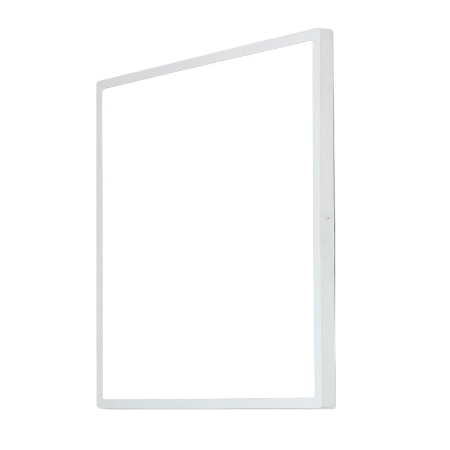 B-flokks Lero LED vegglampi, yfirborðsfest ljós, LED spjald, hlýhvítt, hvítt, 60 x 60 cm, lampi, spot