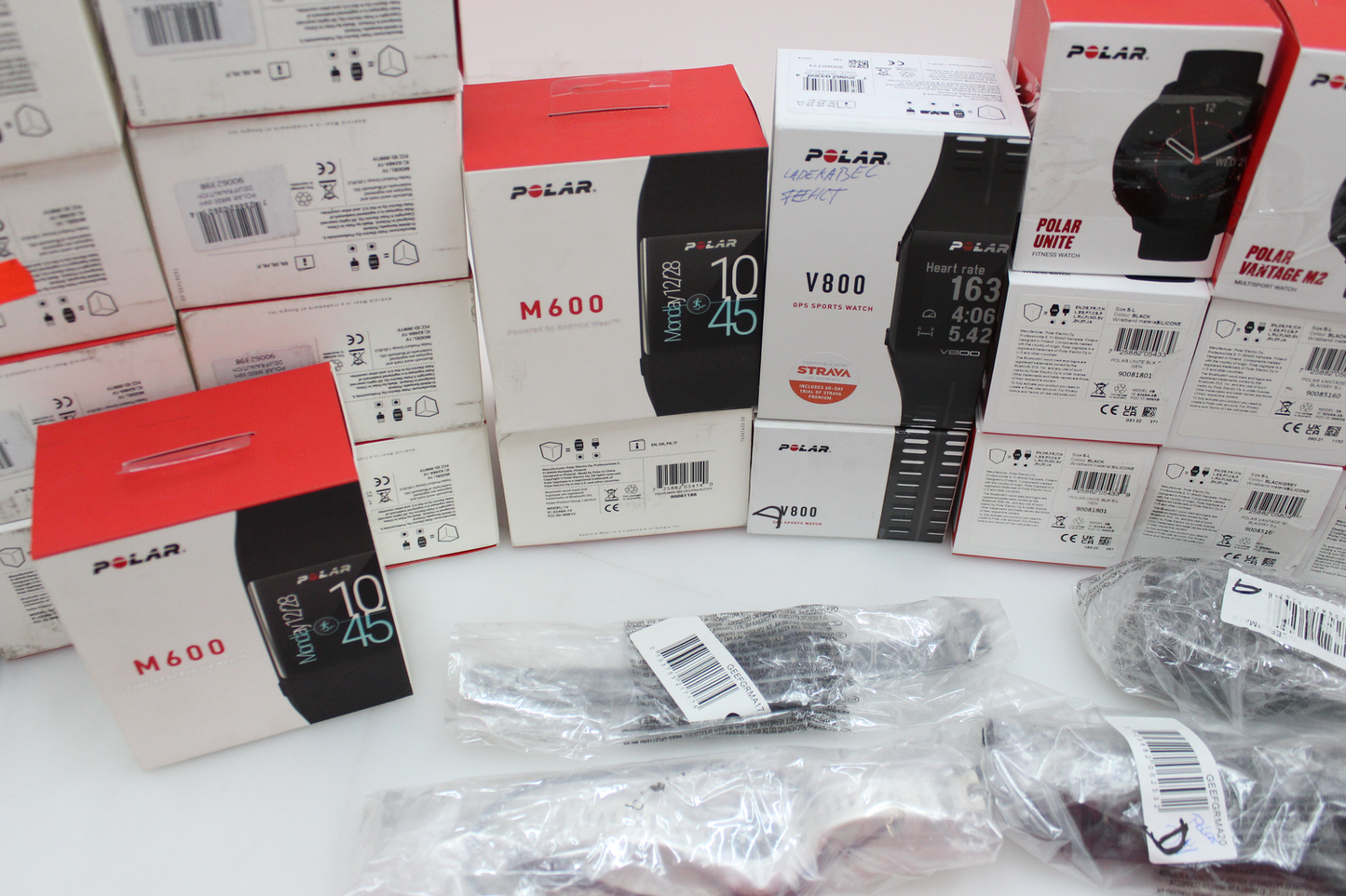 B-lager 48x Skemmd Polar úr Íþróttaúr Snjallúr Líkamleg líkamsræktarúr Gölluð Ófullgerð