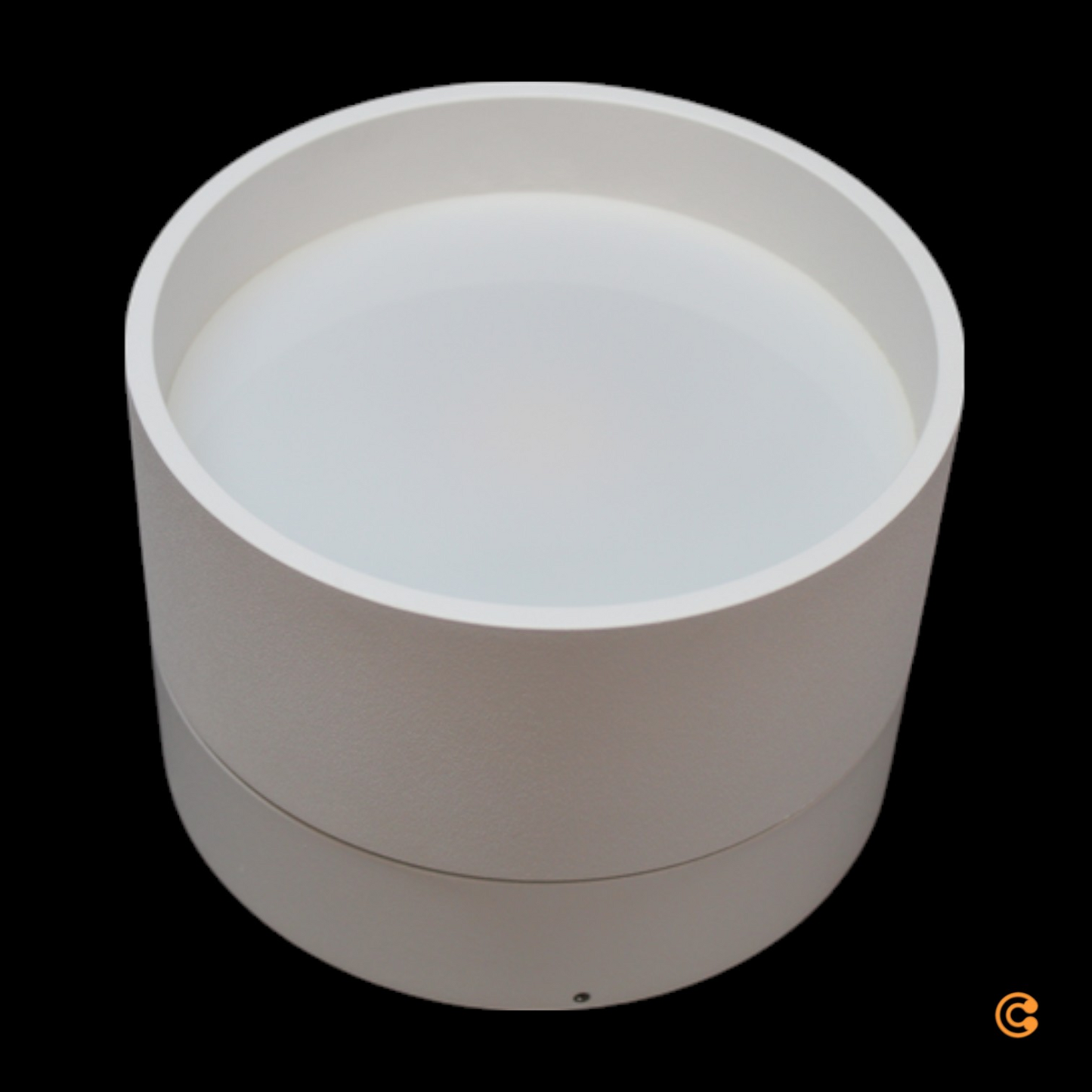 Egger LED loftljós í B-flokki, aðallýsing, kringlótt. Sjá texta/mynd.