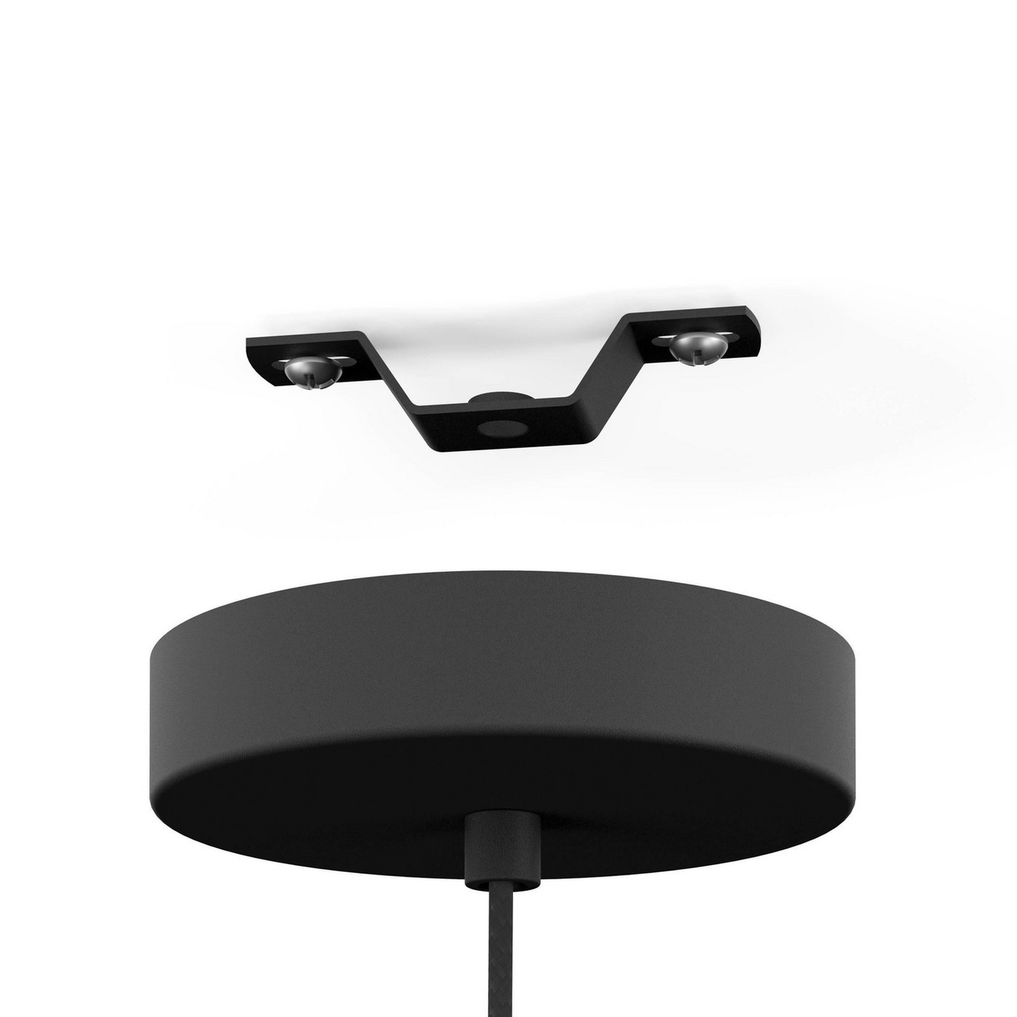 B-flokks Eglo hengilampi Butterburn lampi beige grænn efnislampi ø 36 cm kastljós