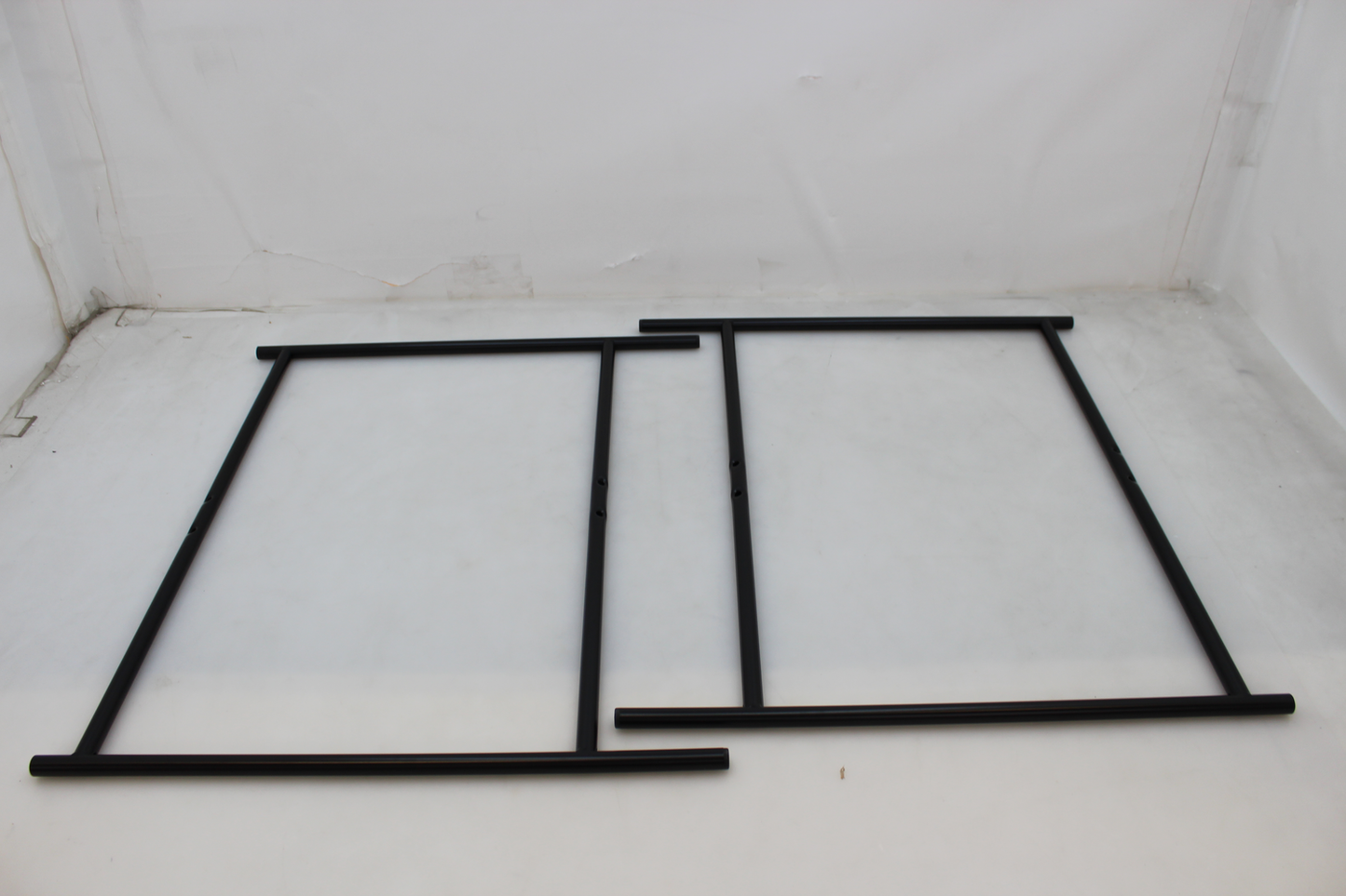 B-flokks Eiermann 2 hliðargrindur borðgrind borðgrind T78cm svart Sjá texta