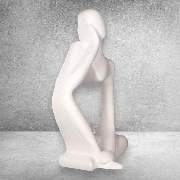 Elegante Figur einer Nachdenklichen Frau – Das Perfekte Geschenk für Besondere Frauen!