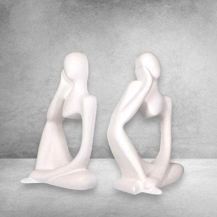 Elegante Figur einer Nachdenklichen Frau – Das Perfekte Geschenk für Besondere Frauen!