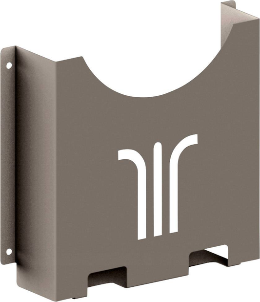 Vasi fyrir raflögn frá Elmeko, B-flokks, úr stáli, ljósgrár, 87 x 255 x 260 mm, 1 stykki