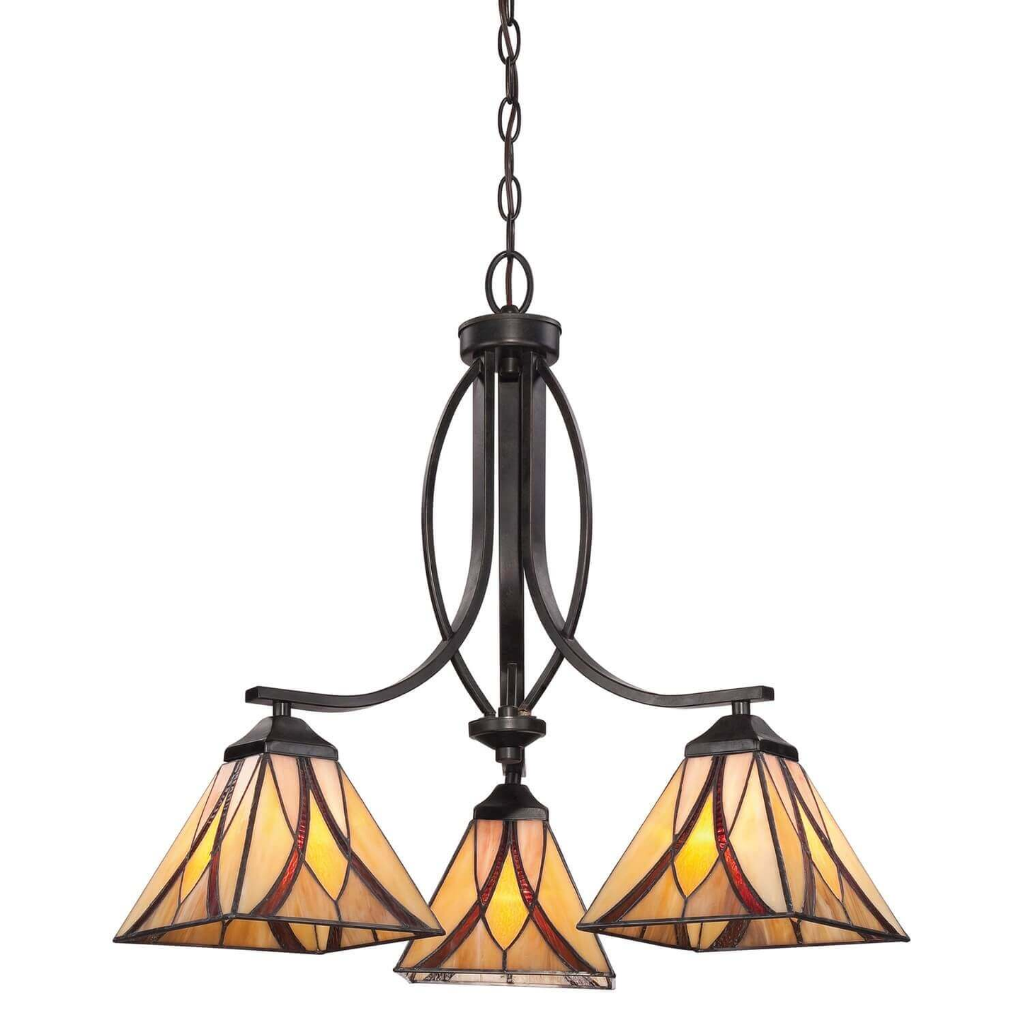 B-grade Elstead Asheville pendant lamp, ceiling lamp, dining room lamp