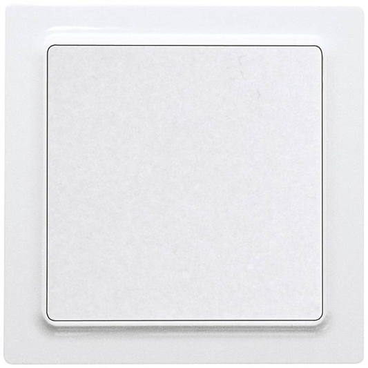 Eltako vipprofi af B-flokki, hvítur, með einum hnappi, glansandi plasti, 250 V AC, 10 A