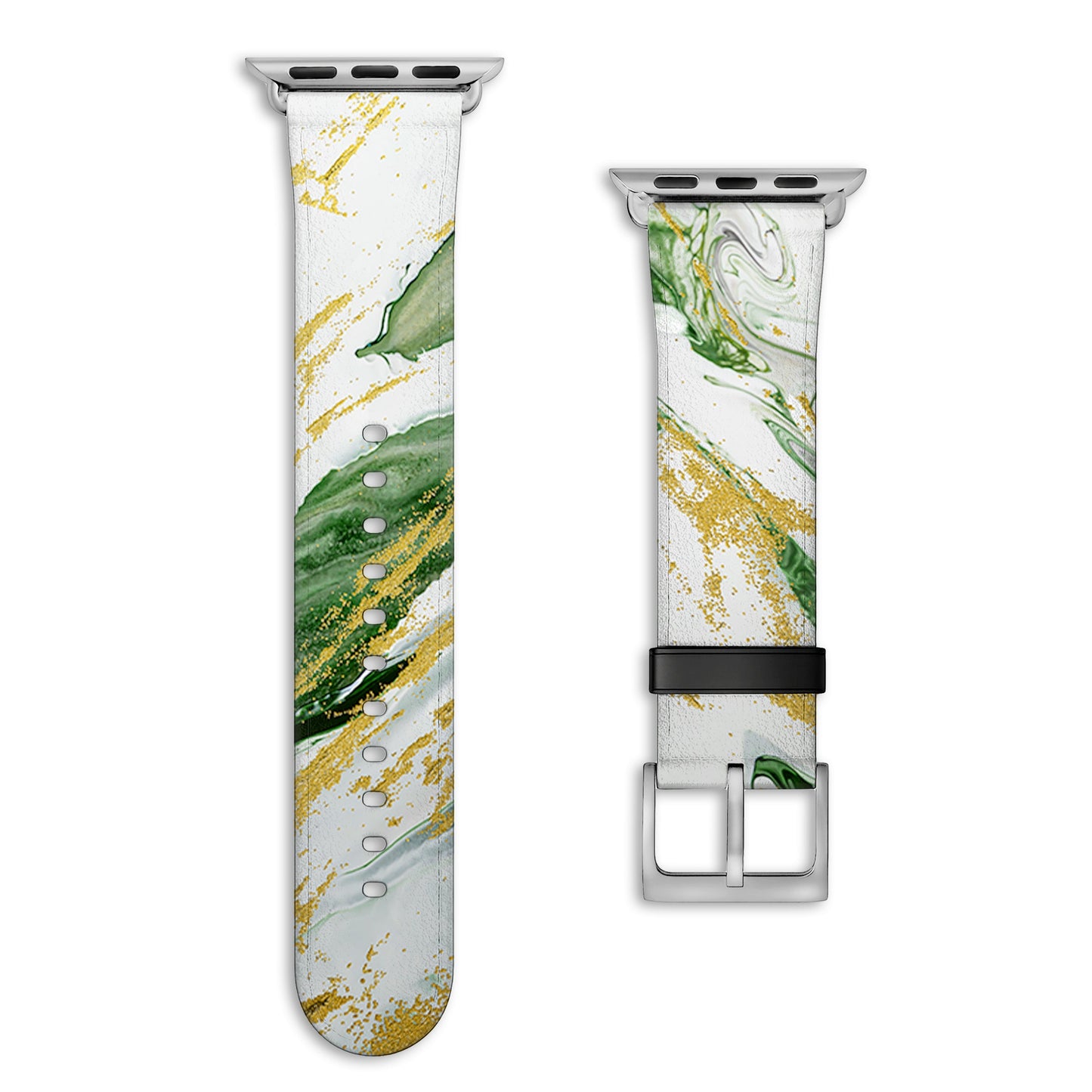 Smaragðsgræn - Apple Watch ól 44-49mm &amp; 42 (sería 1-3)