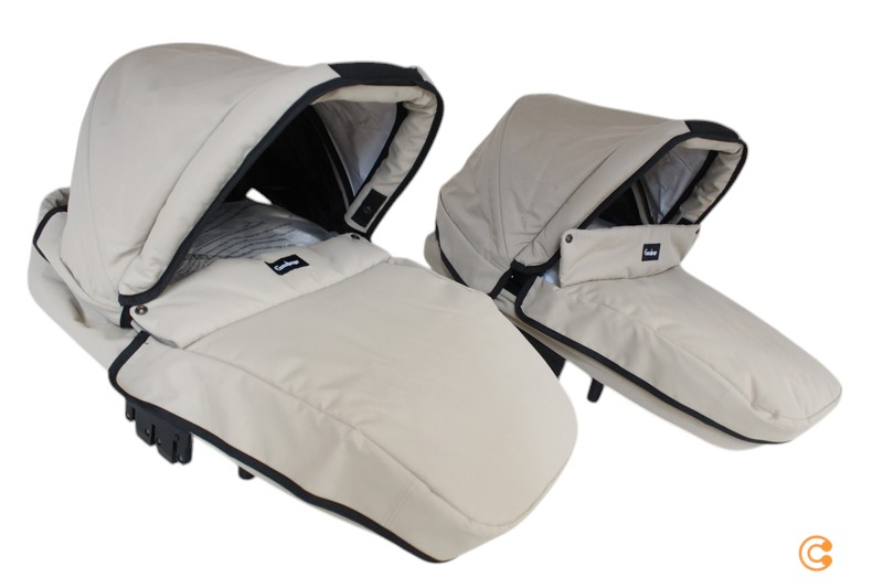 Emmaljunga Nxt Twin Classic tveggja hluta baðkar/kerrubaðkar, B-flokks. Sjá texta/mynd.