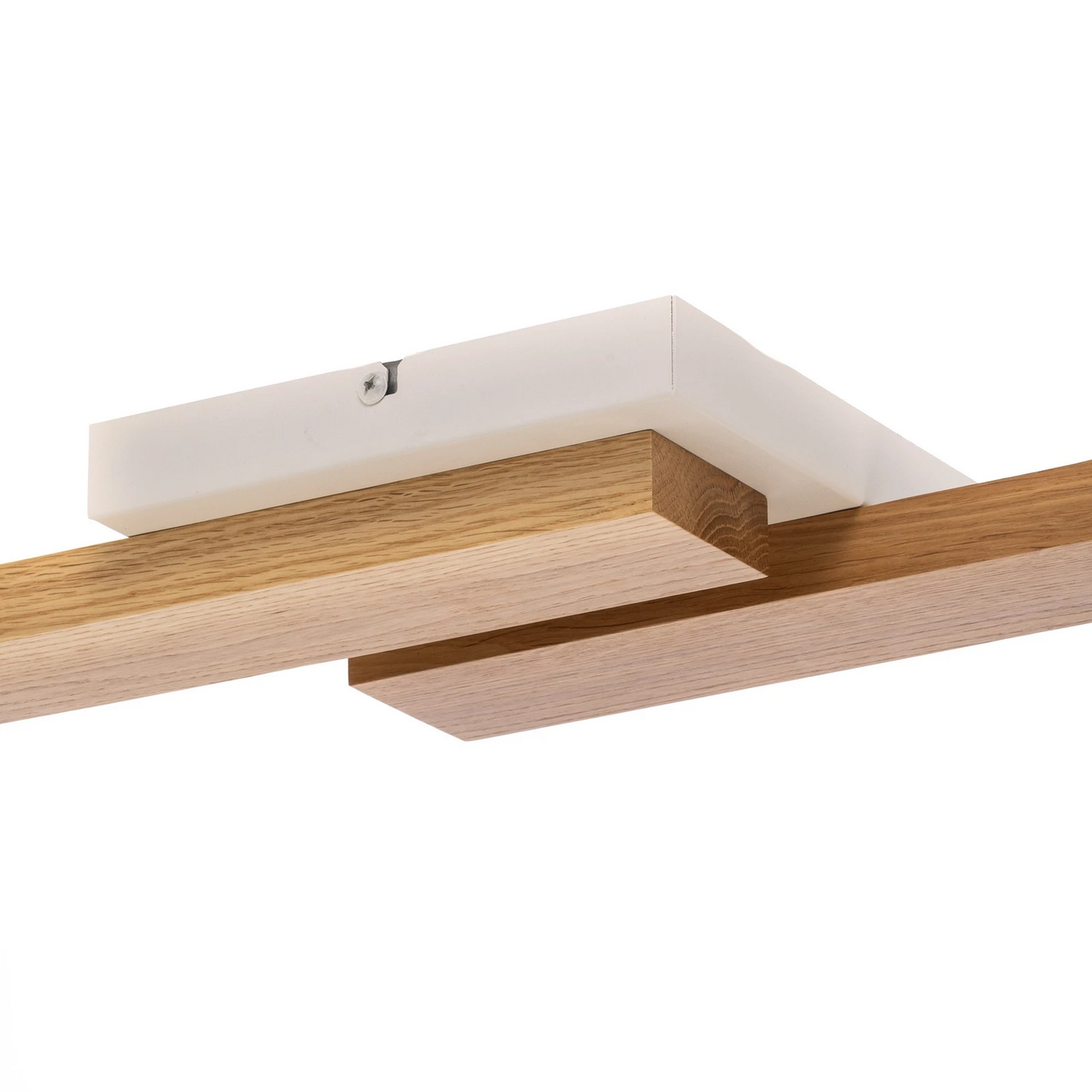 B-flokks Envostar Laurent loftljós, loftlampi, ljósastæði, viður/hvítur, 6 ljós, E27