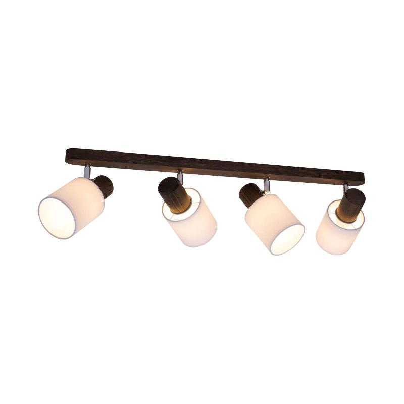 B-Ware Envostar Nale 2 Deckenlampe Kiefer Nussbaum Deckenleuchte Lampe Leuchte Spot