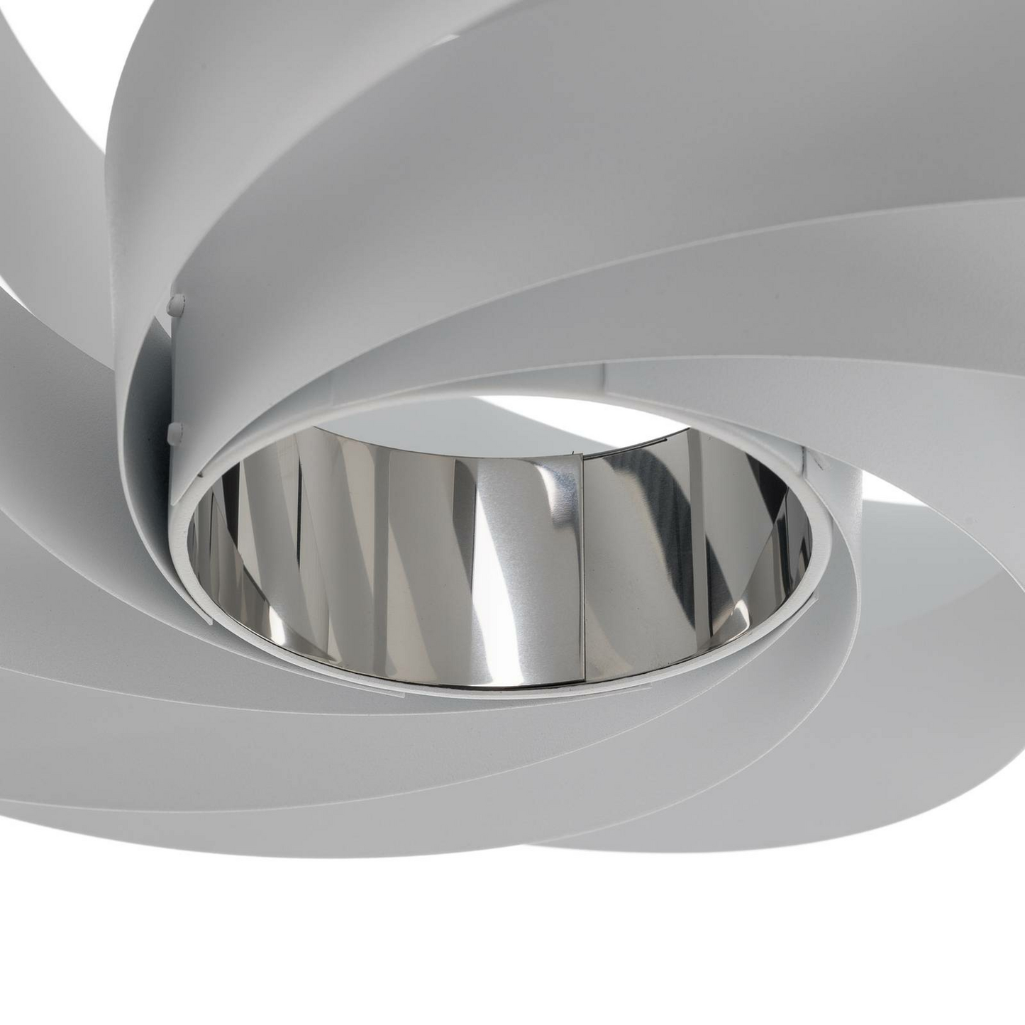 B-flokks Euluna loftlampi Vento loftlampi E27 stálhvítur ø 50cm 