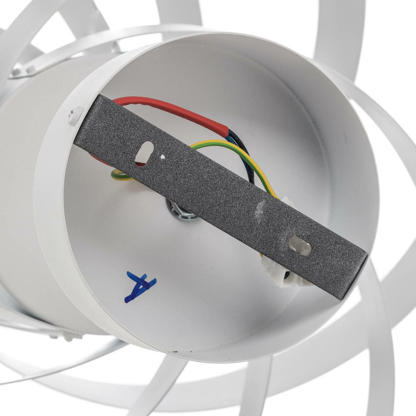 B-flokks Euluna loftlampi Vento loftlampi E27 stálhvítur ø 50cm 