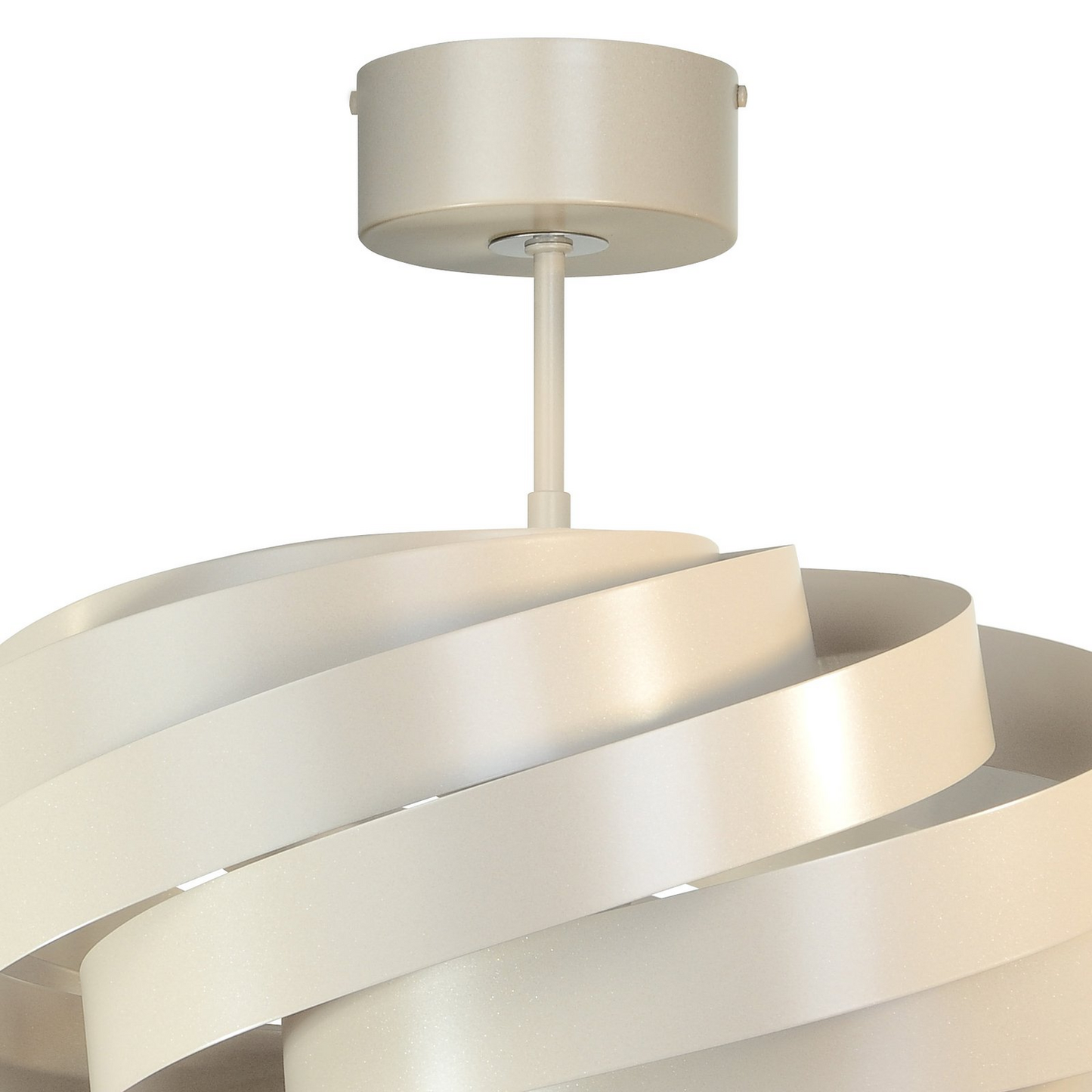 B-flokks Euluna loftljós, Vento loftlampi, beige, ø 50 cm, málmur, dimmanlegur, E27127