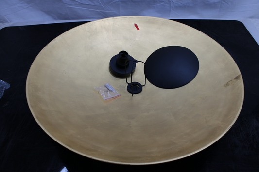 B-Ware Lindby Narisara Deckenlampe Deckenleuchte Lampe Leuchte 60 W Schwarz Gold ø 80300