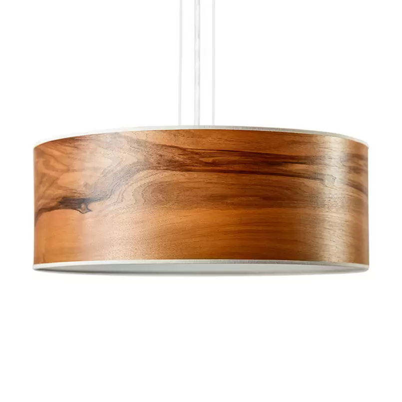 B-flokks upplýstur náttúrulegur diskuslampi loftlampi hengilampi ljós hengilampi 55cm