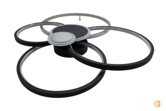 B-Ware Leuchten Direkt Papilon Led Deckenlampe Deckenlampe Lampe Leuchte 35 W 80x64cm