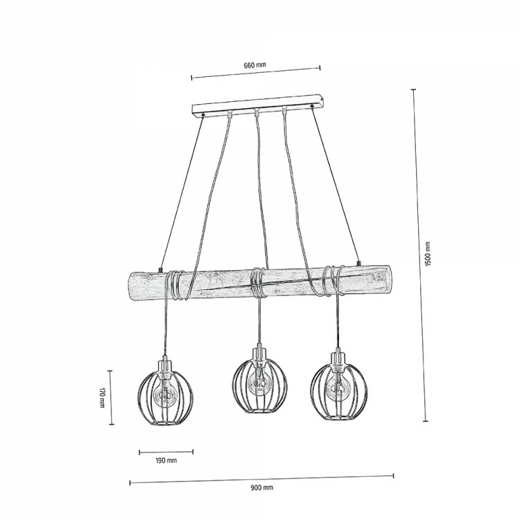 B-grade Euluna pendant light Karou ceiling lamp hanging lamp pendant lamp lamp light E27 