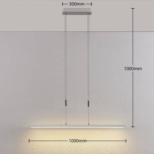 B-grade Lindby LED bar pendant light Sladja ceiling lamp with touch dimming function 51 