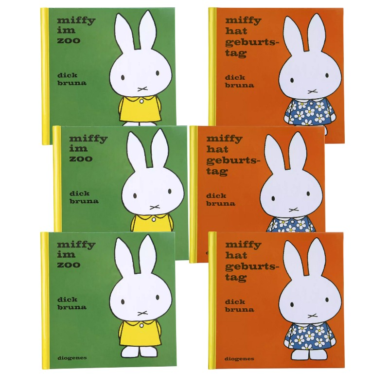 B-flokks Díógenes bókasett Mífí bók afmælisbók barnabók dýragarðsbók barnabók 3 stykki