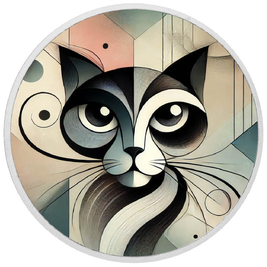 Abstract Whiskers: The Geometric Gaze Coloured Coin