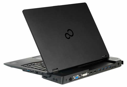 Fujitsu Port Replicator VGA tengikví fyrir MacBook U7xx E5x8 hleðslustöð, á lager